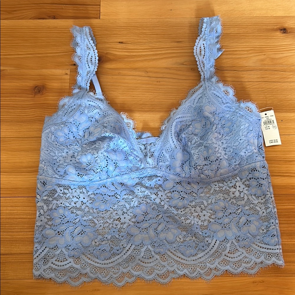 American Eagle “Aerie”Lace Bralette in Light Blue